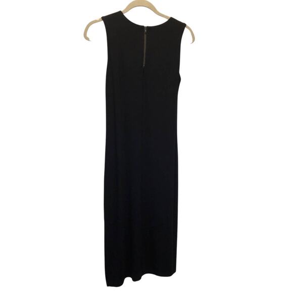 Adrienne Vittadini, Black Sleeveless Maxi Fitted Dress, XS - Picture 3 of 5